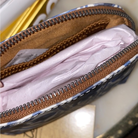 NWT PATRICIA NASH Patina Mini Cosmetic Case- Italian Folklore White - Picture 4 of 7